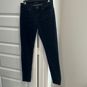 Banana Republic skinny fit very dark wash jeans